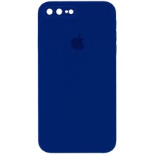 Чохол Silicone Case Square Full Camera Protective (AA) для Apple iPhone 7 plus / 8 plus (5.5") – Синій