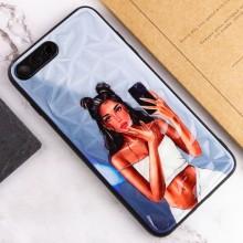 TPU+PC чохол Prisma Ladies для Apple iPhone 7 plus / 8 plus (5.5") – Bla111111ck in White
