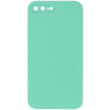 Чехол Silicone Case Square Full Camera Protective (AA) NOLOGO для Apple iPhone 7 plus/8 plus (5.5") – Бирюзовый