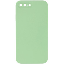 Чехол Silicone Case Square Full Camera Protective (AA) NOLOGO для Apple iPhone 7 plus/8 plus (5.5") – Мятный