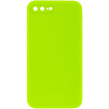 Чехол Silicone Case Square Full Camera Protective (AA) NOLOGO для Apple iPhone 7 plus/8 plus (5.5") – Салатовый
