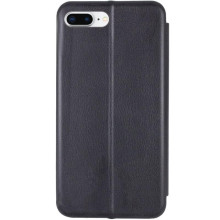 Кожаный чехол-книжка Classy для Apple iPhone 7 plus / 8 plus (5.5") – Черный