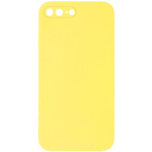 Чехол Silicone Case Square Full Camera Protective (AA) NOLOGO для Apple iPhone 7 plus/8 plus (5.5") – Желтый