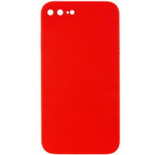 Чехол Silicone Case Square Full Camera Protective (AA) NOLOGO для Apple iPhone 7 plus/8 plus (5.5") – Красный