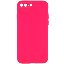 Чехол Silicone Case Square Full Camera Protective (AA) NOLOGO для Apple iPhone 7 plus/8 plus (5.5") – Розовый