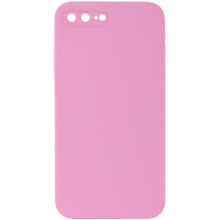 Чехол Silicone Case Square Full Camera Protective (AA) NOLOGO для Apple iPhone 7 plus/8 plus (5.5") – Розовый