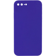 Чехол Silicone Case Square Full Camera Protective (AA) NOLOGO для Apple iPhone 7 plus/8 plus (5.5") – Фиолетовый