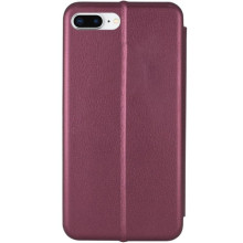 Шкіряний чохол-книжка Classy для Apple iPhone 7 plus / 8 plus (5.5") – Бордовий
