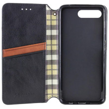 Кожаный чехол-книжка GETMAN Cubic (PU) для Apple iPhone 7 plus / 8 plus (5.5") – Черный