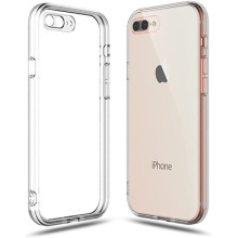 TPU чехол Epic Transparent 1,5mm Full Camera для Apple iPhone 7 plus / 8 plus (5.5")