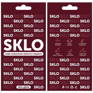 Защитное стекло SKLO 3D для Apple iPhone 7 plus / 8 plus (5.5") – Белый