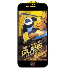 Захисне скло 5D Anti-static Panda (тех.пак) для Apple iPhone 7 plus / 8 plus (5.5") – Чорний