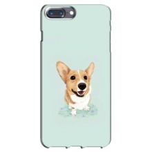 Чехлы с собаками для iPhone 7 Plus (VPrint) (Корги)