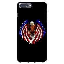 Чехол Флаг USA для iPhone 7 Plus (Крылья США)