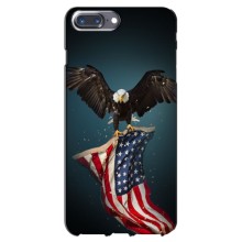 Чехол Флаг USA для iPhone 7 Plus – Орел и флаг
