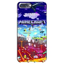 Чохол майнкрафт для iPhone 7 Plus (MINECRAFT)