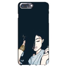 Чехол с печатью для iPhone 7 Plus - (Мода) (AlphaPrint) (Красивая девочка)