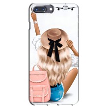 Чехол с печатью для iPhone 7 Plus - (Мода) (AlphaPrint) (Путешествие)
