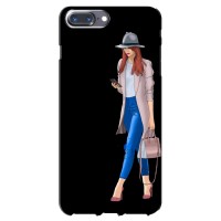 Чохол з картинкою Модні Дівчата iPhone 7 Plus – Дівчина з телефоном