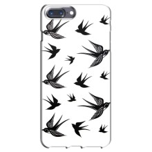 Чехол с птицами на iPhone 7 Plus (VPrint) (Ласточки)