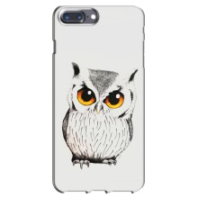 Чехол с птицами на iPhone 7 Plus (VPrint) (Милая Сова)