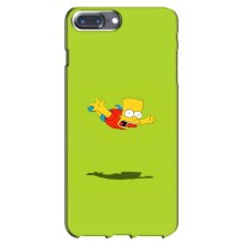 Чехол с Симпсонами для iPhone 7 Plus (VPrint) (Барт Симпсон)