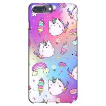 Чохол Unicorn на iPhone 7 Plus (Веселка і Єдинорог)