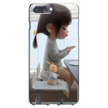 Дівчачий Чохол для iPhone 7 Plus (ДІвчина з іграшкою)