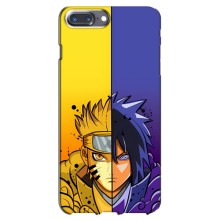Купить Чехлы на телефон с принтом Anime для Айфон 7 Плюс – Naruto Vs Sasuke