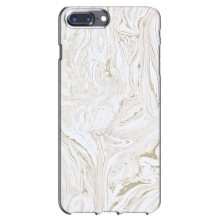 Мраморный чехол на iPhone 7 Plus (VPrint) (Белый мрамор)
