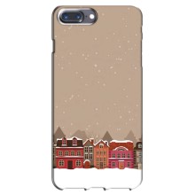 Новогодние, Праздничные Чехлы для iPhone 7 Plus - 2024 год (Зимний город)