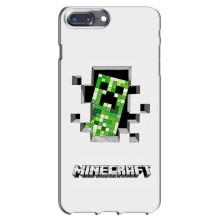 Чохли для iPhone 7 Plus (Персонажі МайнКрафт) (Кріпер)