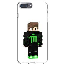 Чохли для iPhone 7 Plus (Персонажі МайнКрафт) (Зелений хлопчик)
