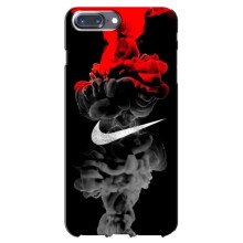 Силиконовый Чехол на iPhone 7 Plus с картинкой Nike (Nike дым)