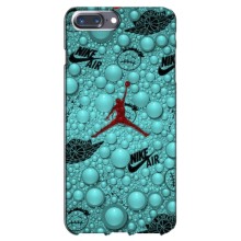 Силиконовый Чехол Nike Air Jordan на Айфон 7 Плюс (Джордан Найк)