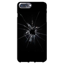 Текстурный Чехол для iPhone 7 Plus (Биток стекло)
