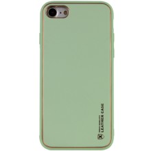 Кожаный чехол Xshield для Apple iPhone 7 / 8 / SE (2020) (4.7") – Зеленый