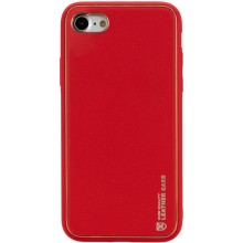 Кожаный чехол Xshield для Apple iPhone 7 / 8 / SE (2020) (4.7") – Красный