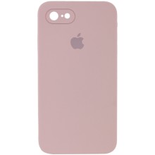 Чехол Silicone Case Square Full Camera Protective (AA) для Apple iPhone 7 / 8 / SE (2020) (4.7") – Розовый