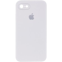 Чехол Silicone Case Square Full Camera Protective (AA) для Apple iPhone 7 / 8 / SE (2020) (4.7") – Белый