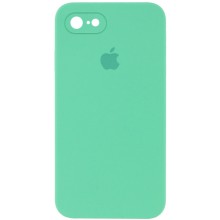 Чохол Silicone Case Square Full Camera Protective (AA) для Apple iPhone 7 / 8 / SE (2020) (4.7") – Зелений