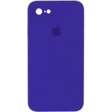 Чехол Silicone Case Square Full Camera Protective (AA) для Apple iPhone 7 / 8 / SE (2020) (4.7") – Фиолетовый