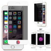 Захисне скло Privacy 5D (full glue) (тех.пак) для Apple iPhone 7 / 8 / SE (2020) (4.7") – Білий