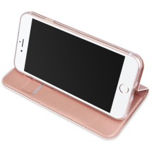 Чехол-книжка Dux Ducis с карманом для визиток для Apple iPhone 7 / 8 / SE (2020) (4.7") – Rose Gold