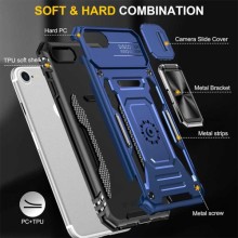 Ударопрочный чехол Camshield Army Ring для Apple iPhone 7 / 8 / SE (2020) (4.7") – Синий