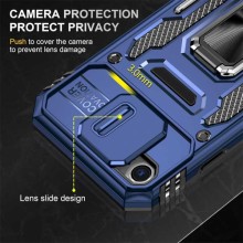 Ударопрочный чехол Camshield Army Ring для Apple iPhone 7 / 8 / SE (2020) (4.7") – Синий