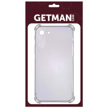 TPU чехол GETMAN Ease logo усиленные углы для Apple iPhone 7 / 8 / SE (2020) (4.7") – Прозрачный