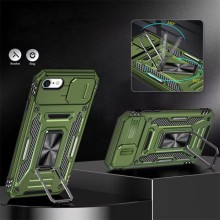 Ударопрочный чехол Camshield Army Ring для Apple iPhone 7 / 8 / SE (2020) (4.7") – Оливковый