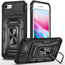 Ударостійкий чохол Camshield Army Ring для Apple iPhone 7 / 8 / SE (2020) (4.7") – Чорний