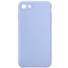 Чехол Silicone Case Square Full Camera Protective (AA) NOLOGO  Apple iPhone 7 / 8 / SE (2020) (4.7") – Голубой